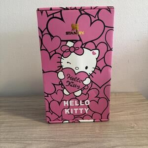 Hello Kitty Sweetheart Stanley 40 Oz Quencher H2.0 Tumbler NIB Collectible